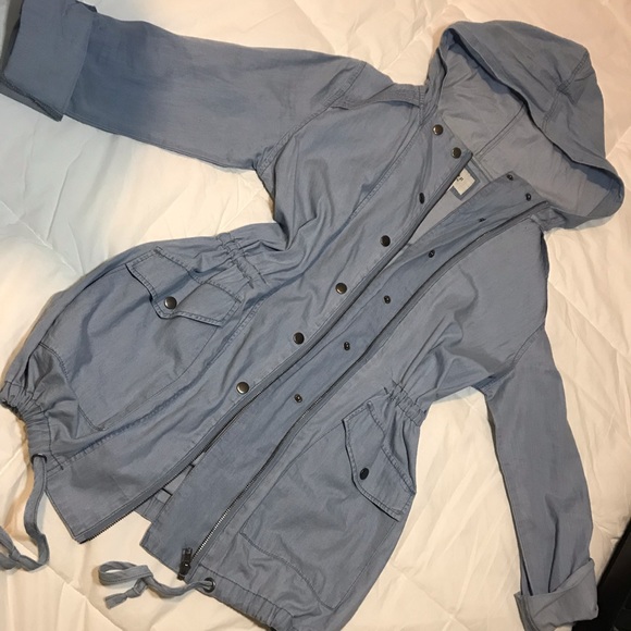 Forever 21 Jackets & Blazers - Denim drawstring jacket